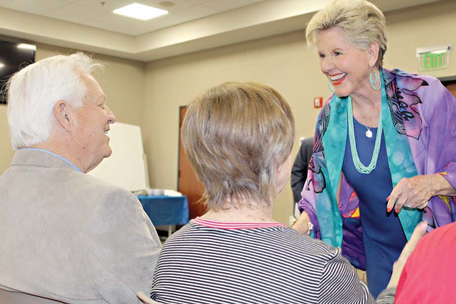 Lois Earle with Jim and Betty Miles